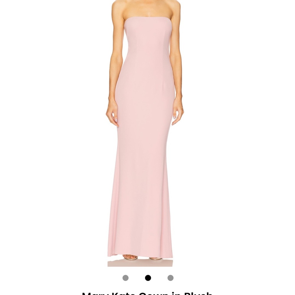 Katie May Strapless Blush Dress
